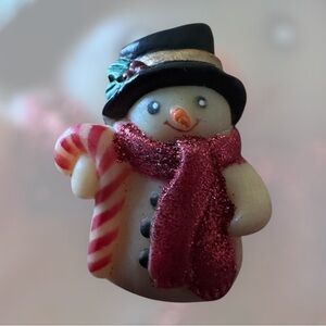 S. LEMAN SNOWMAN PIN